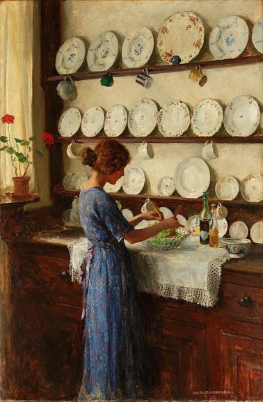 William_Henry_Margetson_-_The_lady_of_the_house